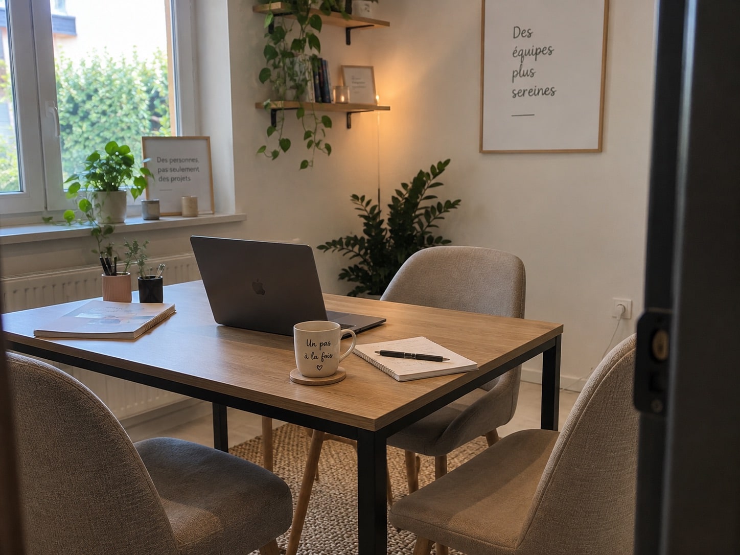 Poste de travail Nails Perfectionist installé dans les locaux d’une entreprise