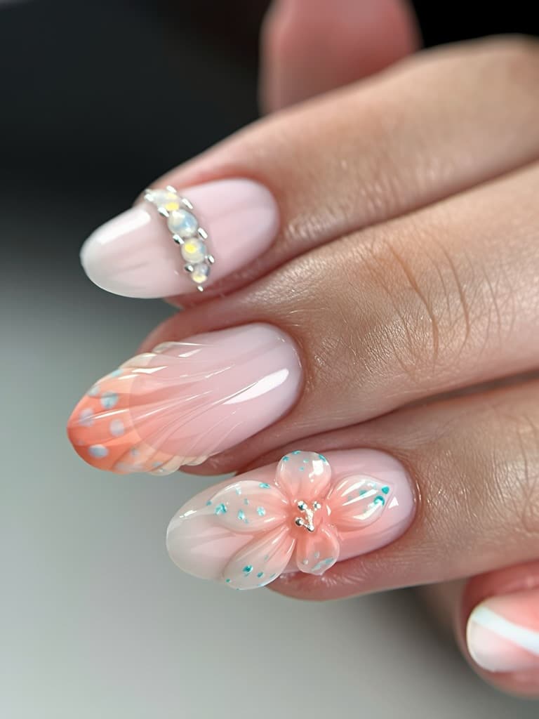Nail art personnalisé avec incrustations et lignes graphiques — Nails Perfectionist