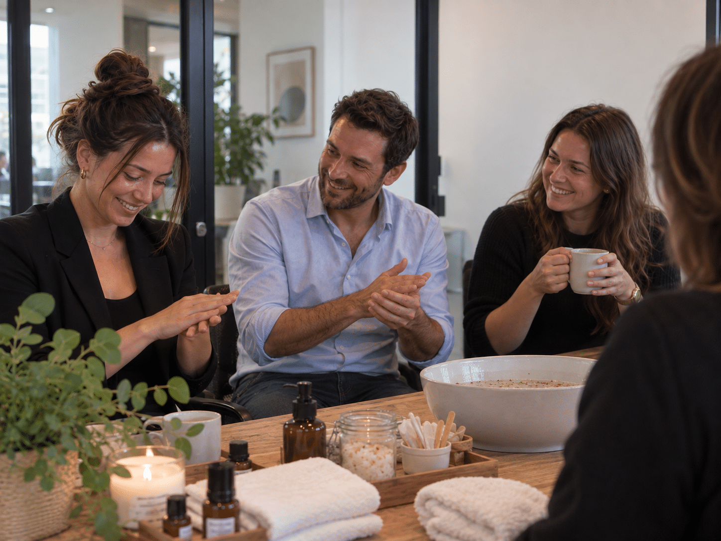 Intervention Nails Perfectionist en entreprise, moment beauté pour les collaborateurs